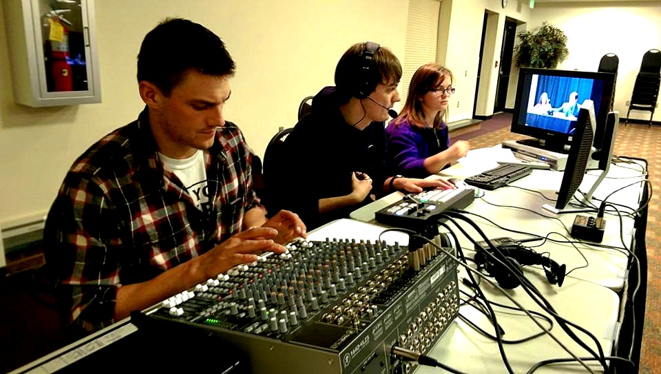 Broadcasting the Fall 2016 Candidates Forum from the SMSU Conference Center